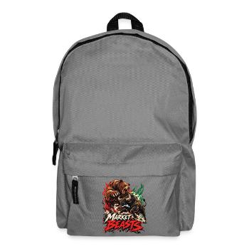 Market Beasts: Bärensturm vs Stier - Rucksack - Mittelgrau - Vorne