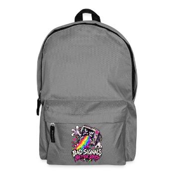 Bad Signals Better Days - Rucksack - Mittelgrau - Vorne
