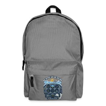 Cockpit Stil Shirt Büro Ohne Decke - Rucksack - Mittelgrau - Vorne