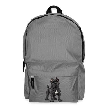 Cane Corso Kawaii Style – Süßer großer Hund - Rucksack - Mittelgrau - Vorne