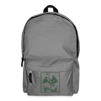 Blue Heron Birding Birdwatcher Heron - Rucksack - Mittelgrau - Vorne