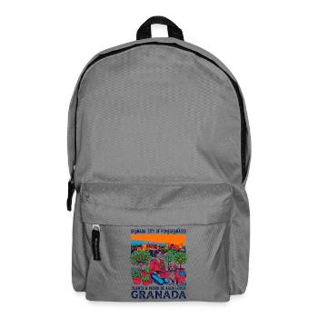 De Granada City of Pomegranates and Spanish Water - Rucksack - Mittelgrau - Vorne