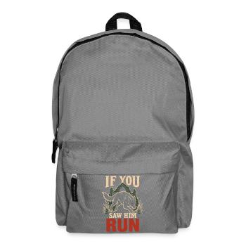 Black Shuck Ostanglische Folklore Geisterhund - Rucksack - Mittelgrau - Vorne