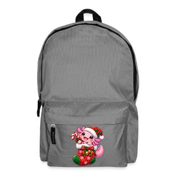 Zuckersüßes Weihnachtsmonster - Rucksack - Mittelgrau - Vorne