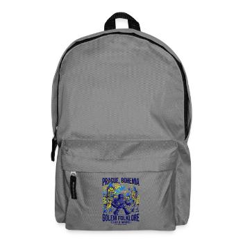 Prague Bohemia Golem Folklore Clay And Magic - Rucksack - Mittelgrau - Vorne