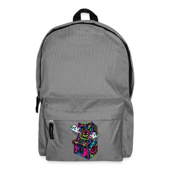 Neon Halloween Arcade Drips - Rucksack - Mittelgrau - Vorne