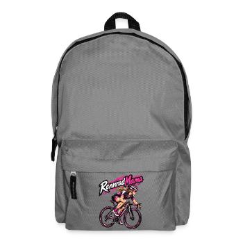 Rennrad Mama Pinkpower Frauen - Rucksack - Mittelgrau - Vorne
