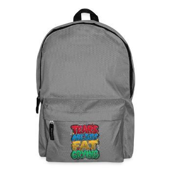 Personal Trainer Tears Are Fat Crying Health Coach - Rucksack - Mittelgrau - Vorne