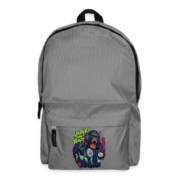 Lauter als Realität Neon-Gorilla - Rucksack - Mittelgrau - Vorne