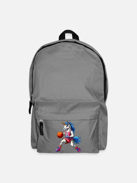 Einhorn Basketball - Rucksack - Mittelgrau
