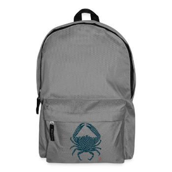 Krabbe Ozean & Meereswelt - Rucksack - Mittelgrau - Vorne
