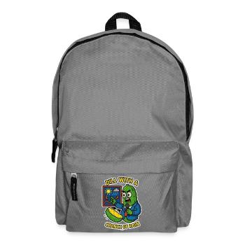 Dill Weather Wortspiel Gurken-Tee - Rucksack - Mittelgrau - Vorne