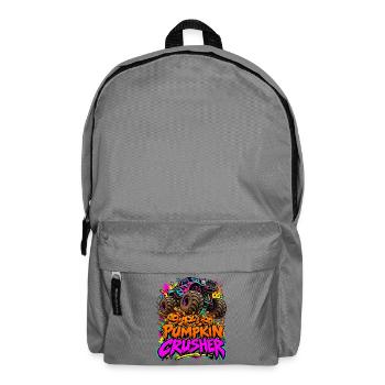 Monstertruck Kürbiszerstörer - Rucksack - Mittelgrau - Vorne