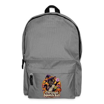 Halloween-Hexenkatze Certified Squatch Bait - Rucksack - Mittelgrau - Vorne