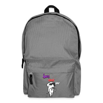 Hip Woof Day - Rucksack - Mittelgrau - Vorne