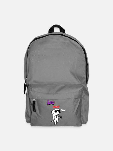 Hip Woof Day - Rucksack - Mittelgrau