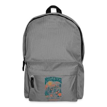 Myrtle Beach Retro Strand 2027 - Rucksack - Mittelgrau - Vorne