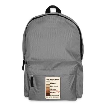 Die Brühwaage: Wie nehmen Sie Ihren Tee? - Rucksack - Mittelgrau - Vorne