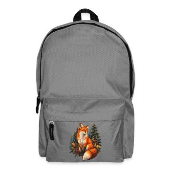 Fuchs Im Wald – Eigenständiges Motiv 1 Von 2 - Rucksack - Mittelgrau - Vorne
