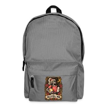 Volleyballmom Skelette Rosen Print - Rucksack - Mittelgrau - Vorne