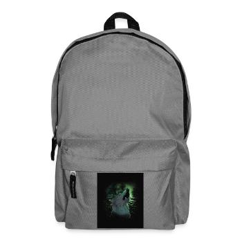 Wolfsruf im Nordlicht - Rucksack - Mittelgrau - Vorne