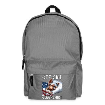 Yorkshire Terrier US Schlafshirt - Rucksack - Mittelgrau - Vorne