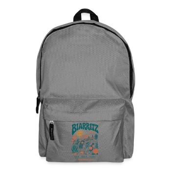 Biarritz 2026 Surf Insel Vibes - Rucksack - Mittelgrau - Vorne