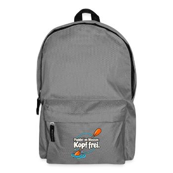 Paddelsport Paddler Kajak Kanu SUP Wassersport - Rucksack - Mittelgrau - Vorne