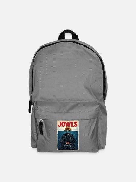 Jowls – Neufundländer Hund Newfie Papa Newfie Mama - Rucksack - Mittelgrau