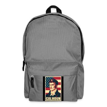 John C. Calhoun USA Pop Art - Rucksack - Mittelgrau - Vorne