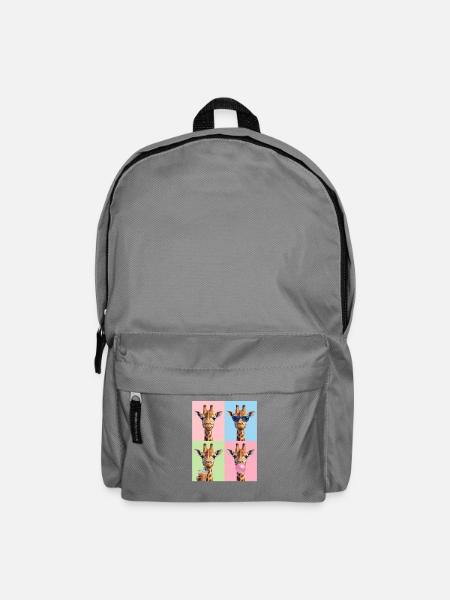 Giraffen Giraffe - Rucksack - Mittelgrau