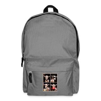 Ziegen Ziege - Rucksack - Mittelgrau - Vorne