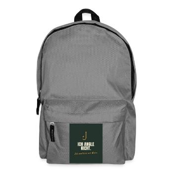 Angeln - Rucksack - Mittelgrau - Vorne