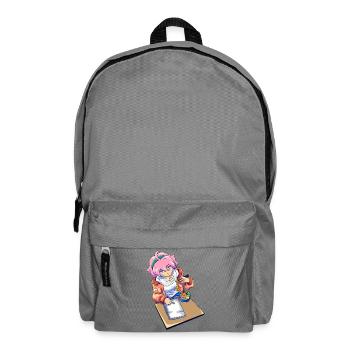 Ramen Anime Zeichnen - Rucksack - Mittelgrau - Vorne