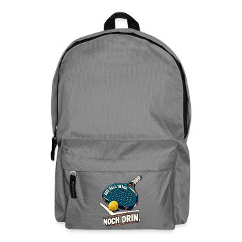 Noch Drin Padel Motiv – Ballkunst - Rucksack - Mittelgrau - Vorne