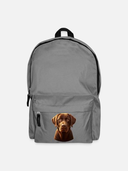 The beautiful brown Labrador 2.0 - Rucksack - Mittelgrau