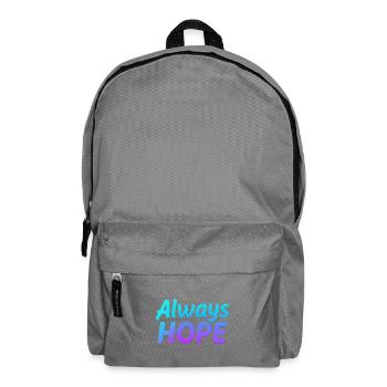 ALWAYS HOPE - Sac à dos - gris éléphant - Devant
