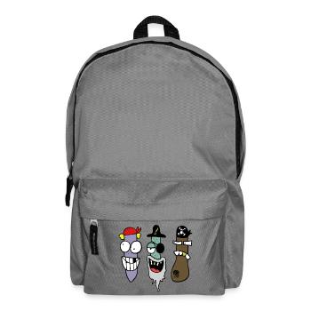 Piraten by Daniel Rausch - Rucksack - Mittelgrau - Vorne