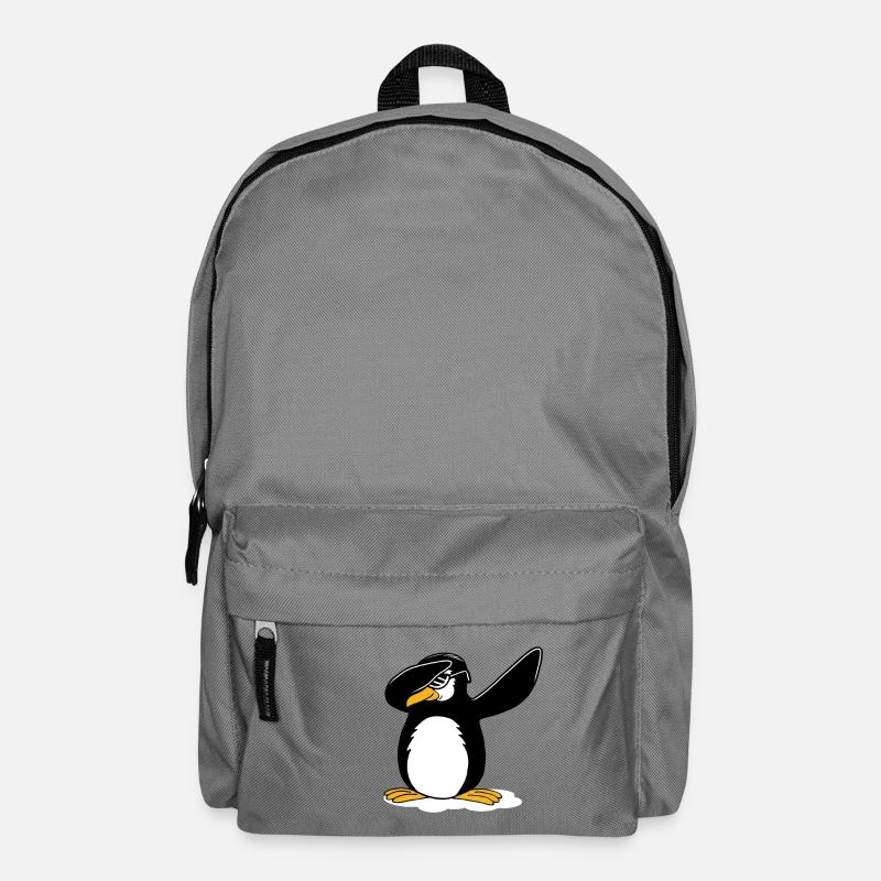 Dabbing Pinguin Funny Dance Geschenk - Rucksack - Mittelgrau
