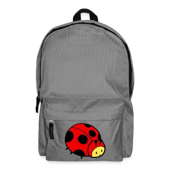 Young ladybug - Backpack - elephant grey - Front