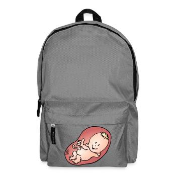 Pregnant - pregnancy - Backpack - elephant grey - Front