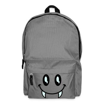 kleines monster smiley - Rucksack - Mittelgrau - Vorne