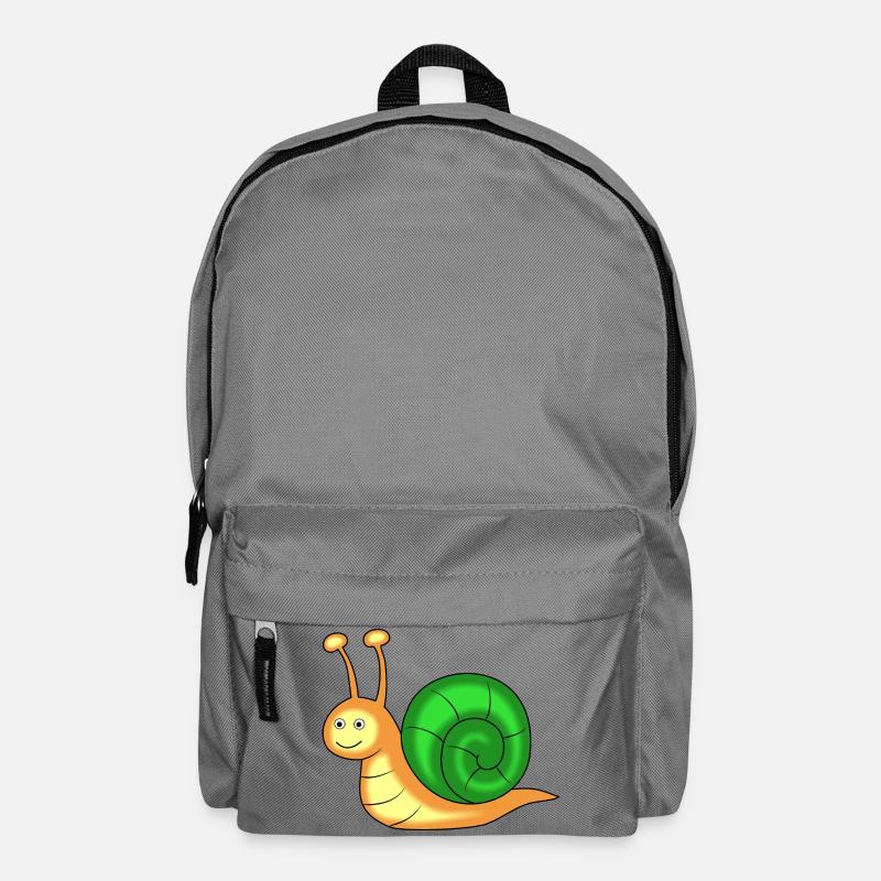 snail - Backpack - elephant grey