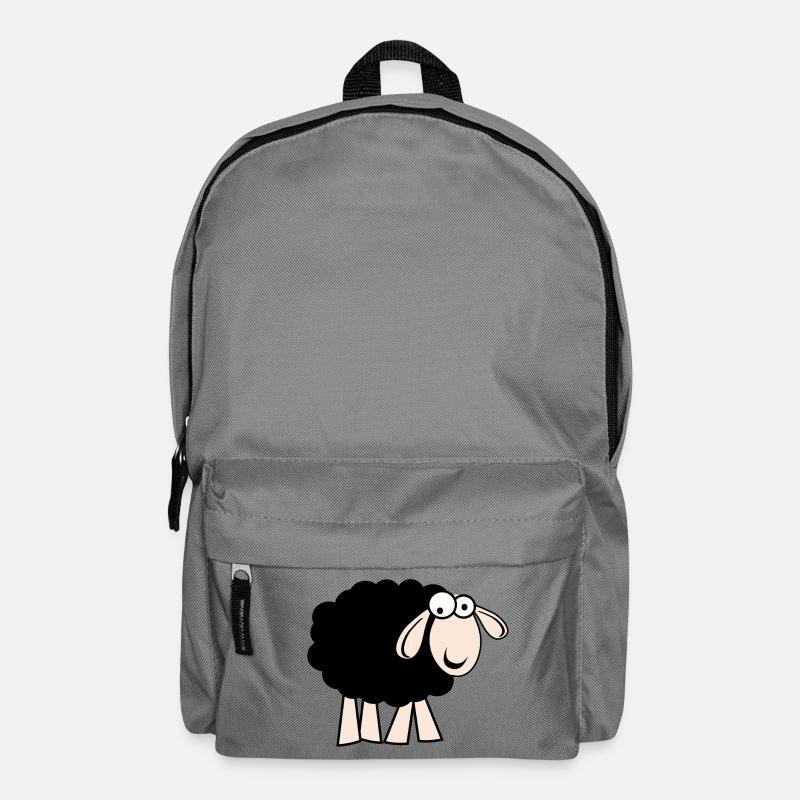 Schwarzes Schaf - Rucksack - Mittelgrau