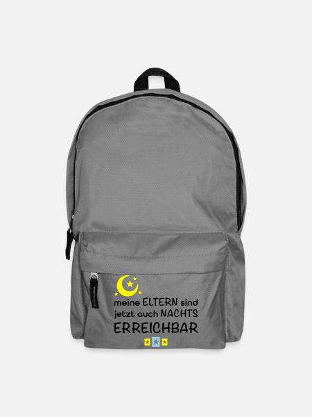 lustige Babysprüche - Rucksack - Mittelgrau