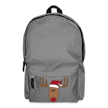 Lustige Weihnachten für Kinder als Geschenk - Rucksack - Mittelgrau - Vorne