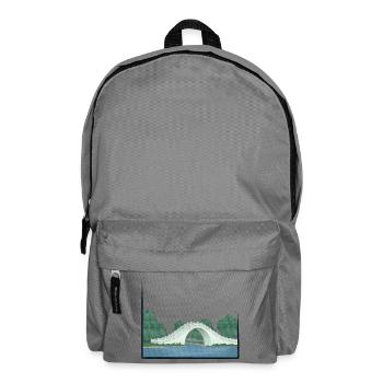 chinesische Brücke - Rucksack - Mittelgrau - Vorne
