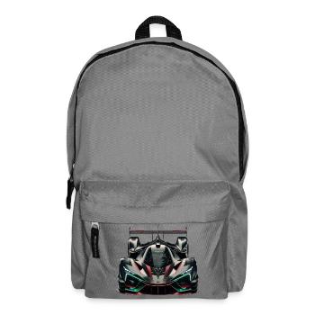 Voiture de course ultra moderne futuriste extrêmement puissante - Sac à dos - gris éléphant - Devant