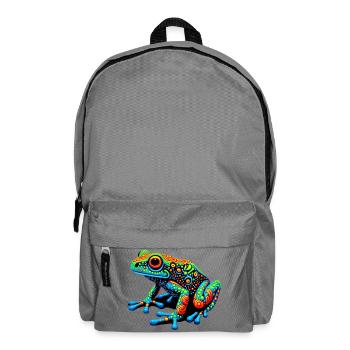 Frosch - Rucksack - Mittelgrau - Vorne