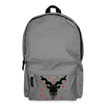 Signe du zodiaque signe étoile logo Capricorne - Sac à dos - gris éléphant - Devant